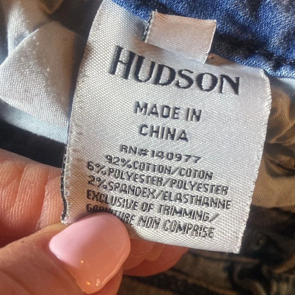 Hudson girl skinny light blue jeans  size‎ 14